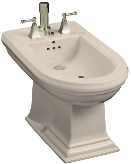 Kohler Memoirs K488655 Innocent Blush Bidet with Plumb for Vertical