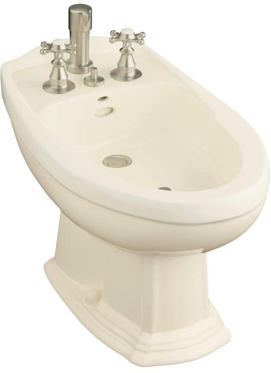 Kohler Portrait K489745 Wild Rose Bidet with Plumb for Vertical Spray