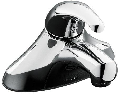 Kohler Coralais K-15199-F-CP Polished Chrome Single-Control Centerset