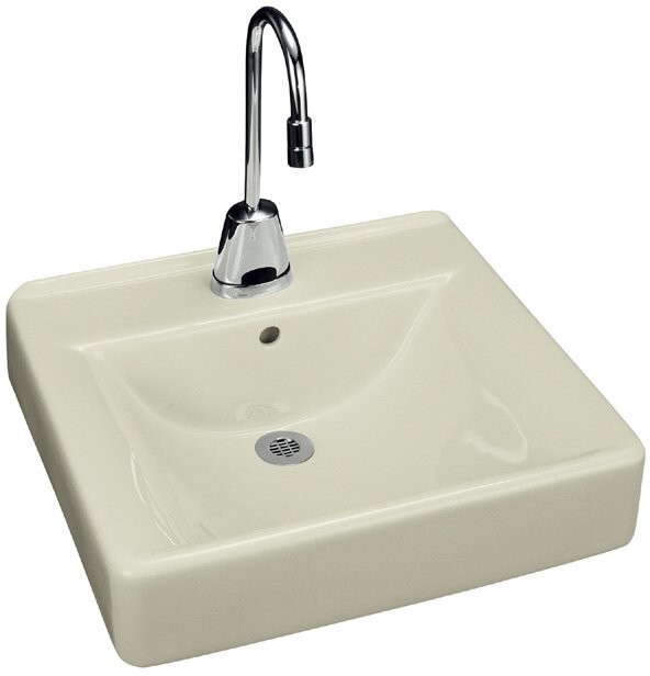 Kohler Soho K20840 White WallMount Lavatory with SingleHole Faucet