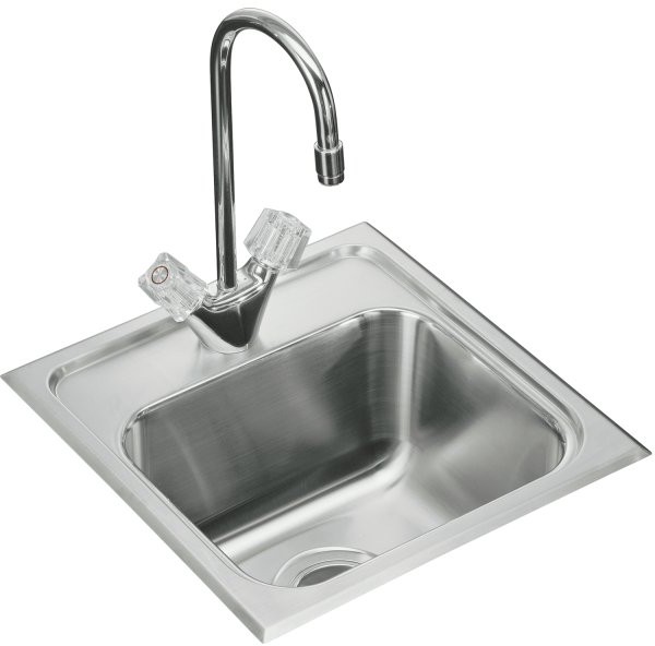 Kohler Lyric K32902 SelfRimming Entertainment Sink with TwoHole