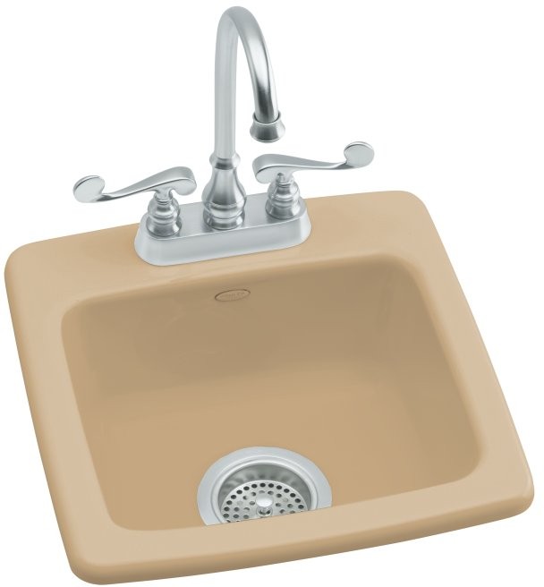 Kohler Gimlet K6015333 Mexican Sand SelfRimming Entertainment Sink
