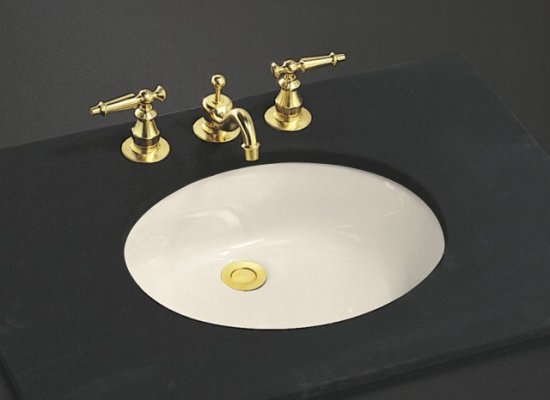 kohler caxton recrangular undermount bathroom sink