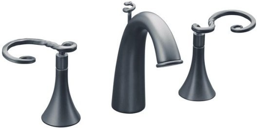 Kohler Finial Art K 610 4w Tb Satin Black 8 16 Widespread Bath