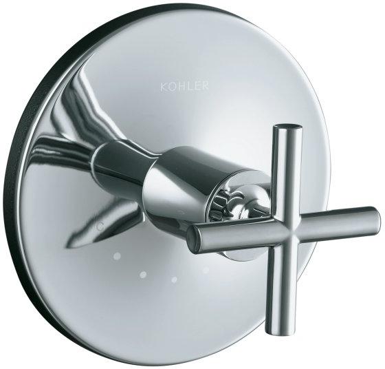 Kohler Purist KT144883G Brushed Chrome Thermostatic Valve Trim with