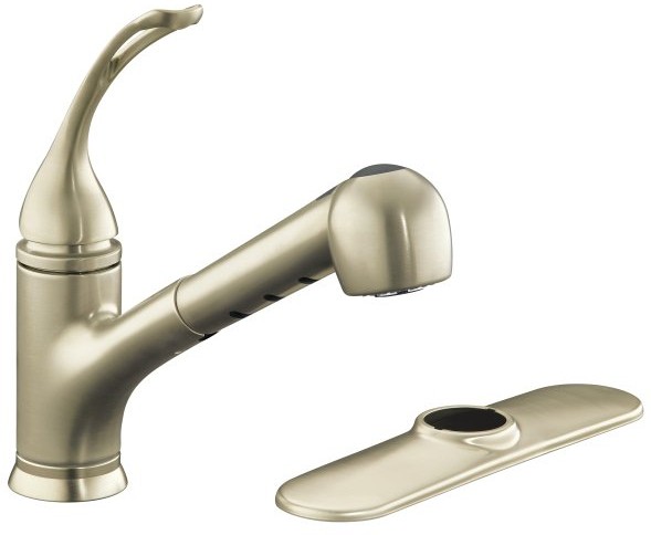 Kohler Coralais K-15160-L-BN Vibrant Brushed Nickel Single-Control