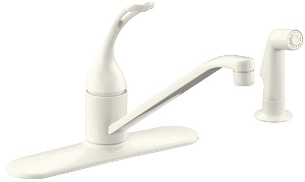 Kohler Coralais K-15172-FL-G Brushed Chrome Single-Control Kitchen Sink