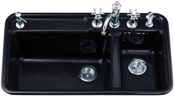 Kohler Galleon K 5982 5 52 Navy Self Rimming Kitchen Sink With