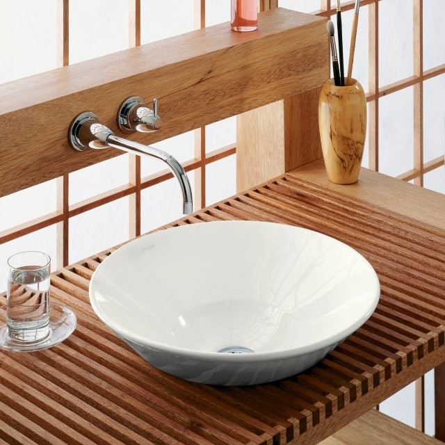 Kohler Vessels K22000 White Conical Bell Vessels AboveCounter or