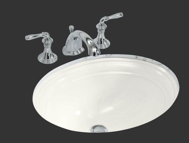 Kohler Devonshire K 2336 0 White 18 1 8 Undercounter Lavatory Kohler Devonshire K 2336 0 White 18 1 8