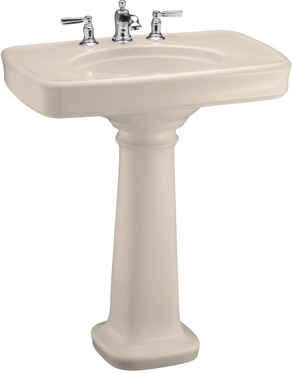 Kohler Bancroft K2347455 Innocent Blush Bancroft Pedestal Lavatory