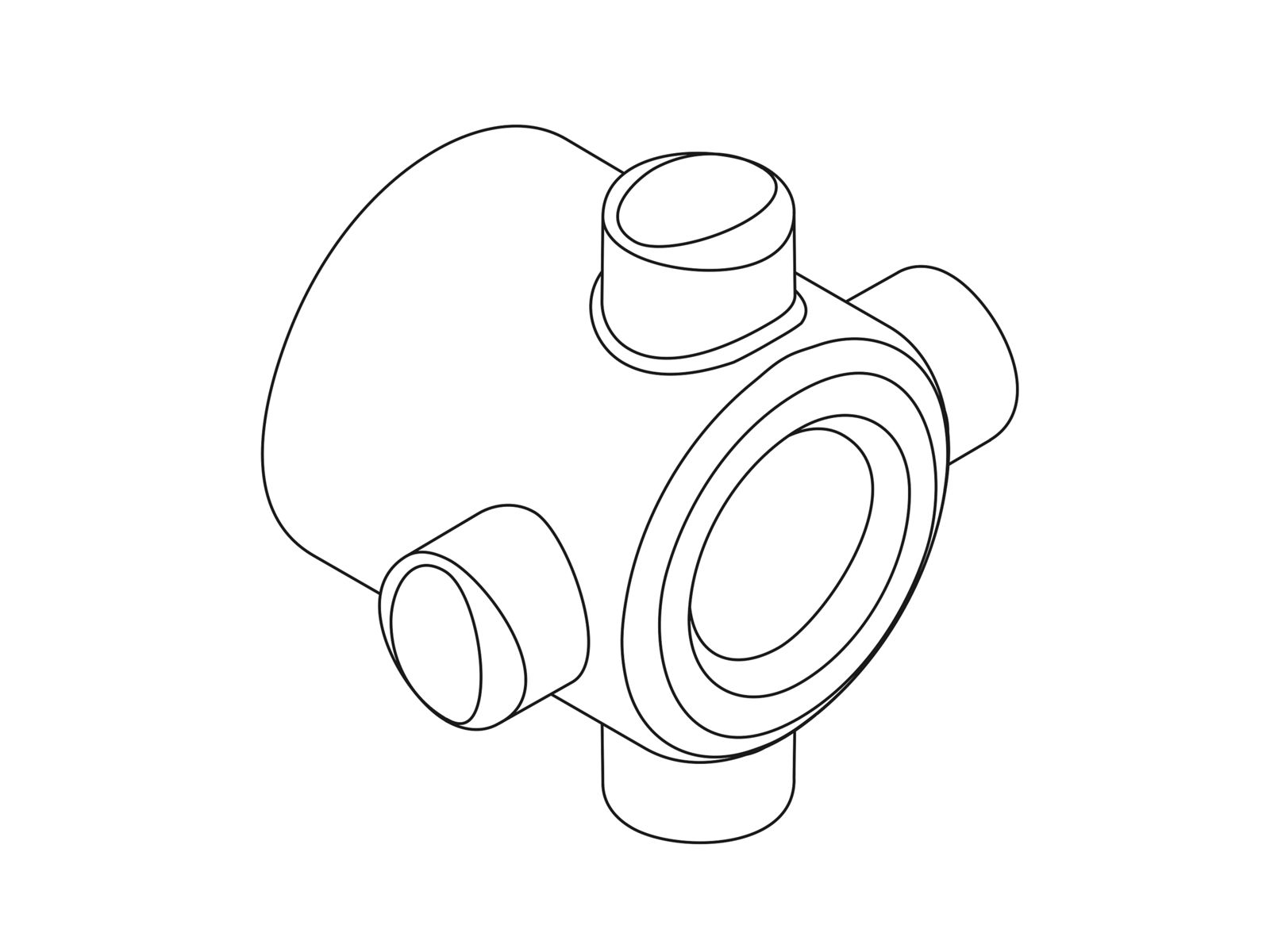 Kohler 1030840BC Part Bright Chrome Adapter Valve StemShort