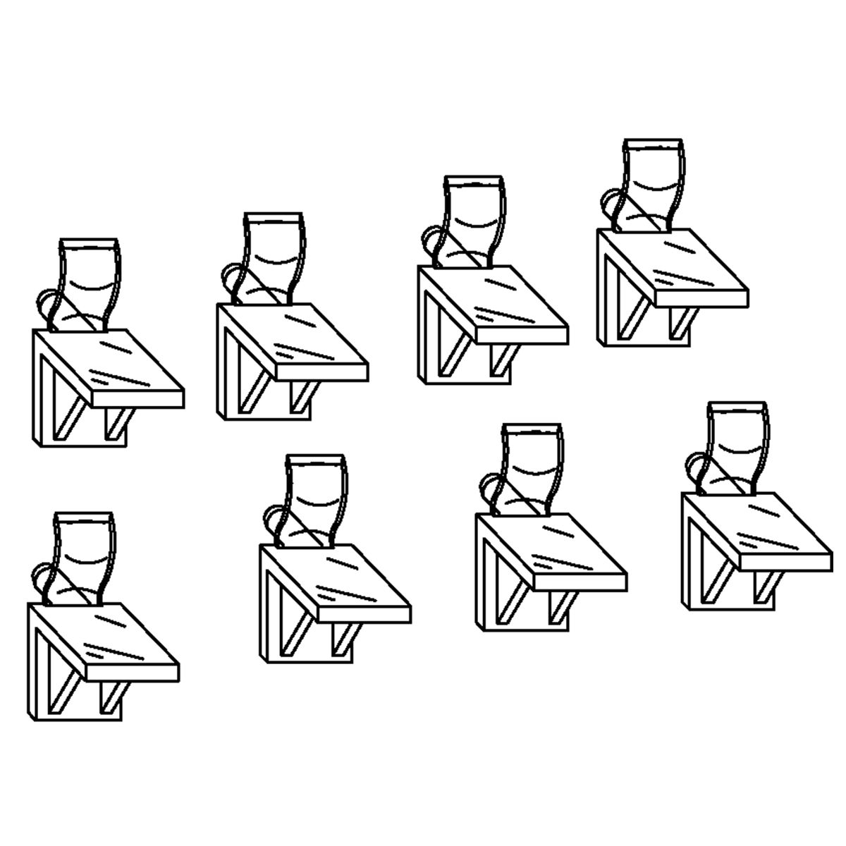 Kohler CBXSS1318 Part Cerulean Blue Repl Shelf Clips 8 Pack