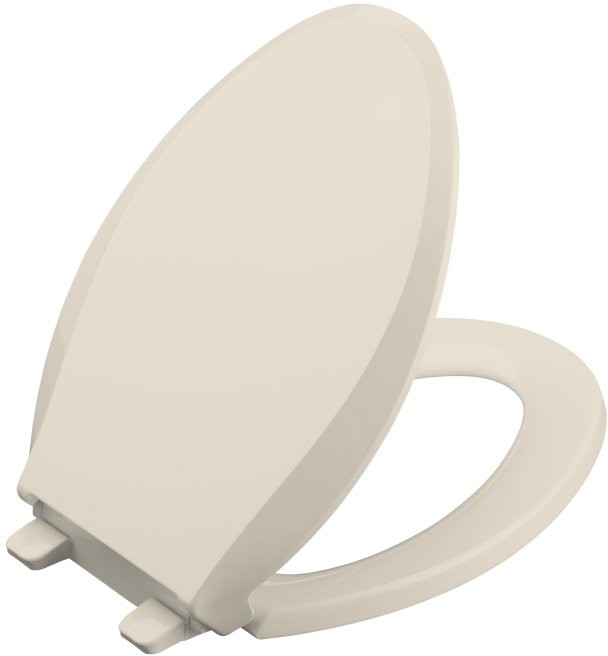 Kohler Cachet K463647 Almond QuietClose Elongated Toilet Seat with