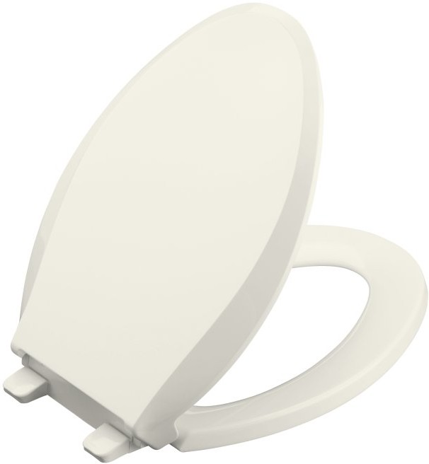 Kohler Cachet K463696 Biscuit QuietClose Elongated Toilet Seat with QuickRelease