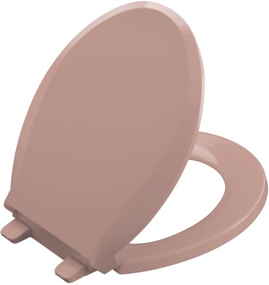 Kohler Cachet K463945 Wild Rose QuietClose RoundFront Toilet Seat