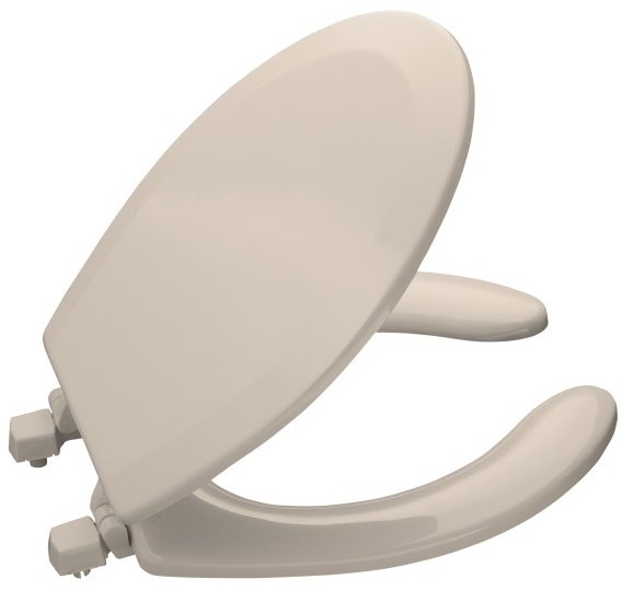 Kohler Lustra K466055 Innocent Blush Round, OpenFront Toilet Seat