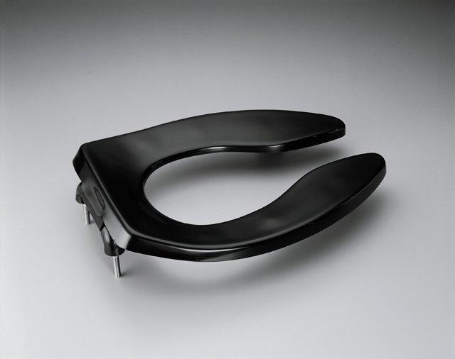 Kohler Lustra K4667C7 Black Black Toilet Seat with Extra Heavy Check