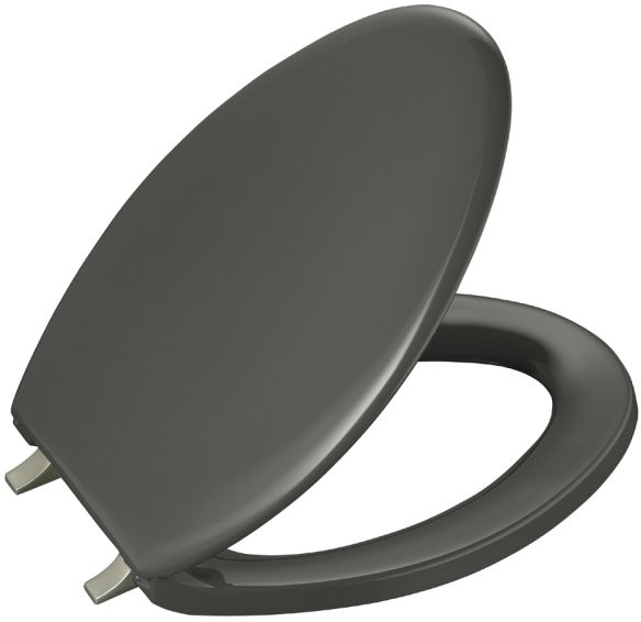 Kohler Bancroft K4685BN58 Thunder Grey Elongated Toilet Seat with