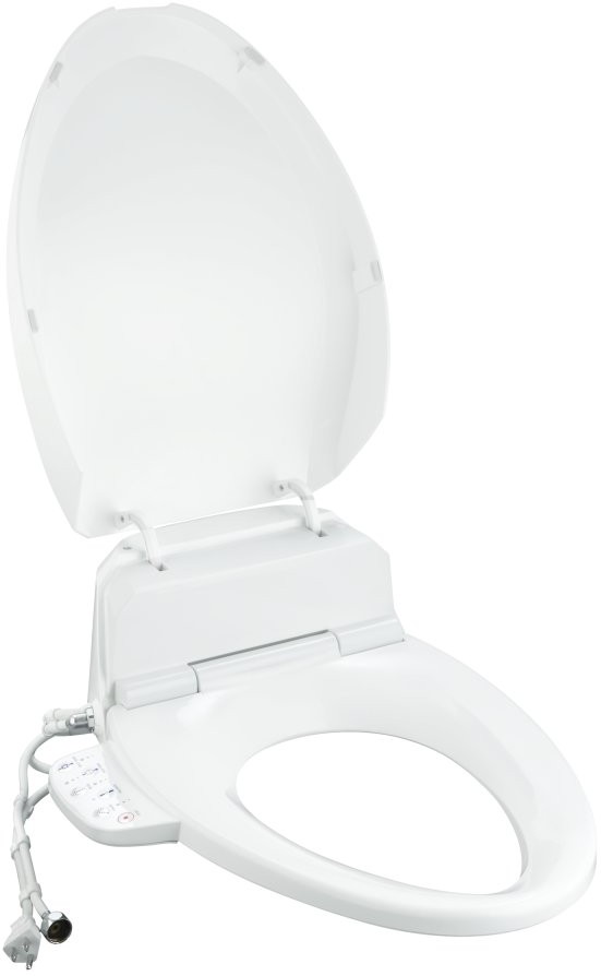 Kohler C3 K47110 White 100 Elongated Toilet Seat with Bidet