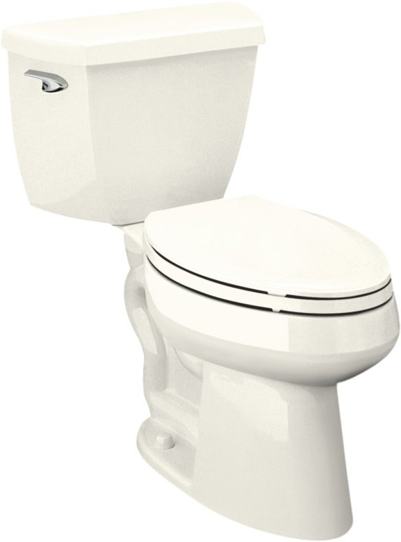 Kohler Highline K3427T7 Black Black Comfort Height Elongated Toilet with LeftHand Trip Lever