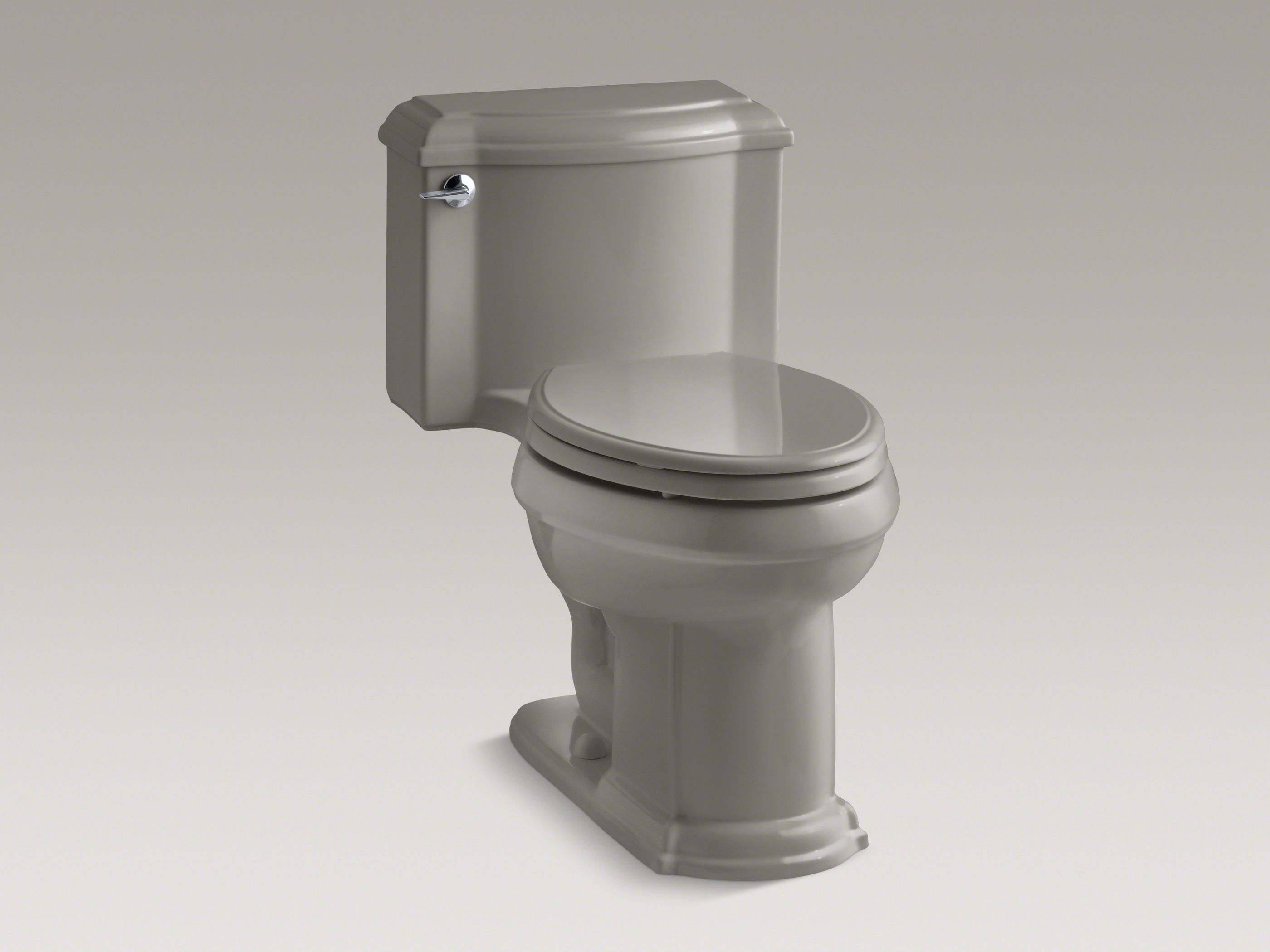 Kohler Devonshire K3488K4 Cashmere Comfort Height OnePiece Elongated Toilet with Toilet Seat