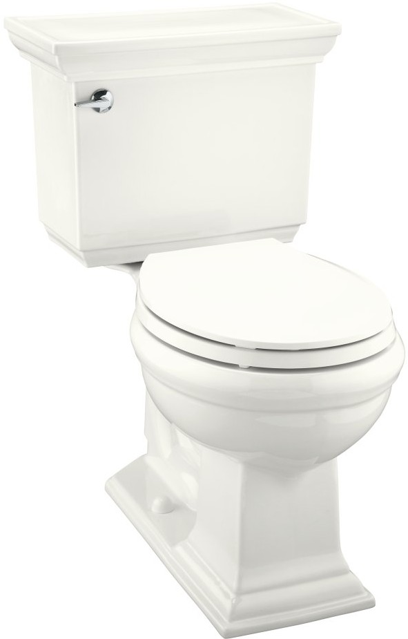 Kohler Memoirs Stately K35110 White Comfort Height RoundFront Toilet