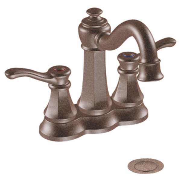 Moen 6301ORB Vestige Oil Rubbed Bronze 4" Centerset Faucet with Pop-Up