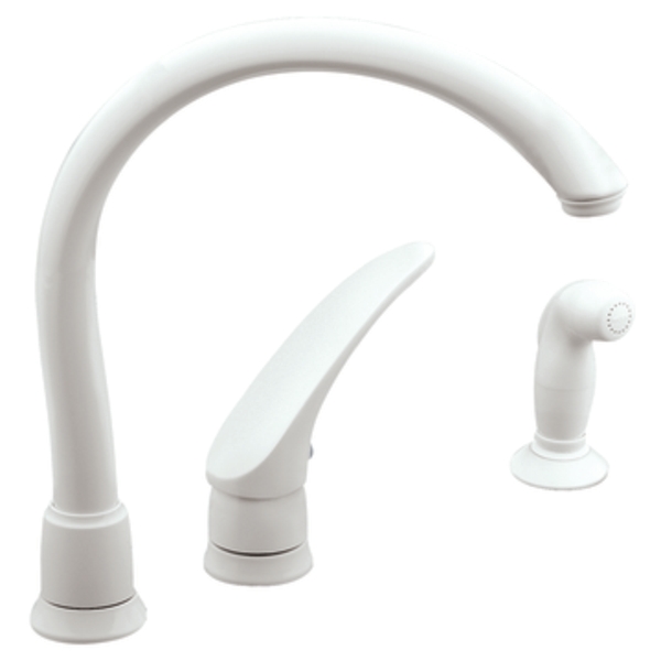 Moen 7730v Monticello Ivory Lever Kitchen Faucet With Side Spray Moen 7730v Monticello Ivory Lever Kitchen Faucet With Side Spray