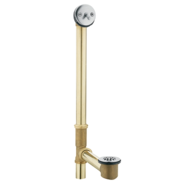 Moen 90480CP Chrome/Polished Brass Trip Lever Bath Drain Assembly Kit