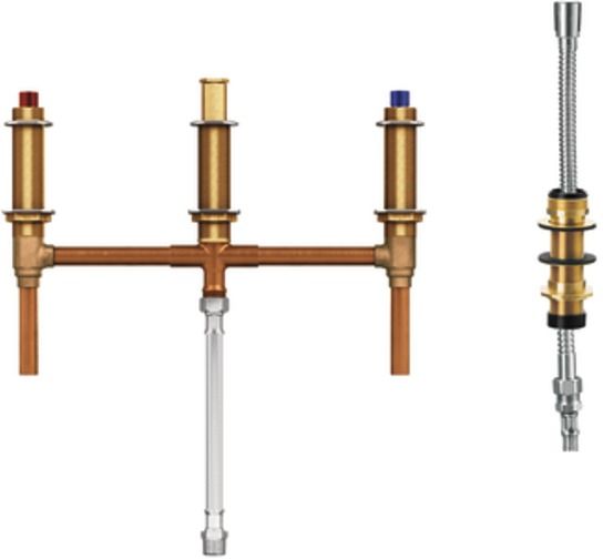 Moen 9796 Roman Tub Valve Body with Shower Diverter, 10" Center, and 1/