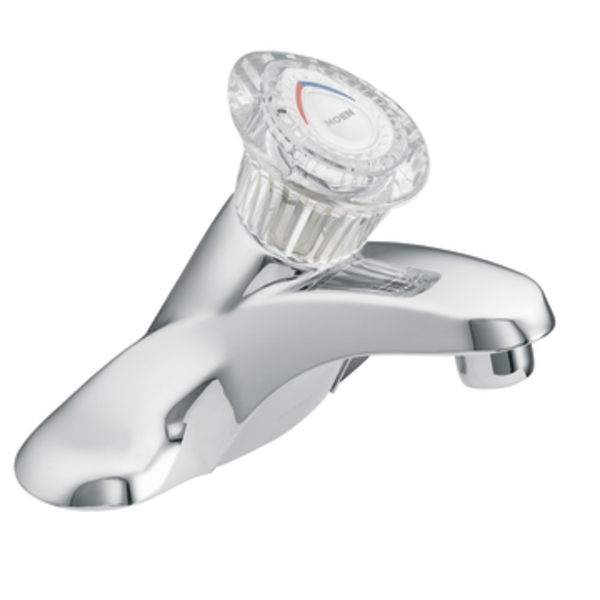 Moen 4601 Chateau Chrome Single Handle 4" Centerset Faucet with PopUp