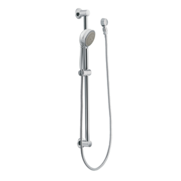 Moen 3867 Eva Chrome 4Function Hand Shower with Slide Bar