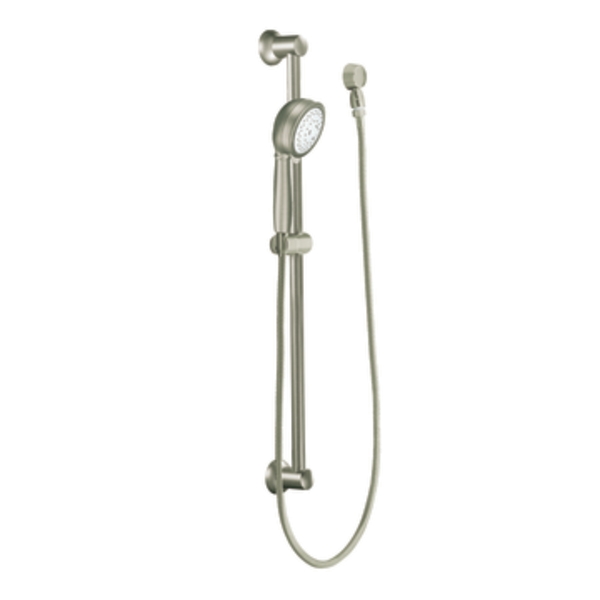 Moen 3867BN Eva Brushed Nickel 4Function Hand Shower with Slide Bar