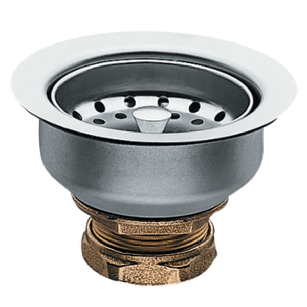 Moen 22037 Satin 31/2" DropIn Basket Strainer with Drain Assembly