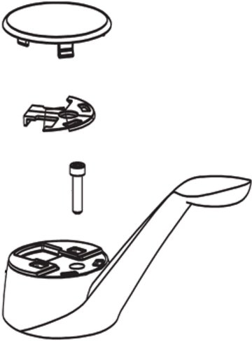 Moen 93989v Ivory Handle Kit For 7400 Series Kitchen Faucets Affordablefaucets