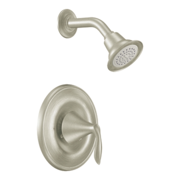 Moen T2132BN Eva Brushed Nickel PosiTemp Shower Trim Kit with Lever