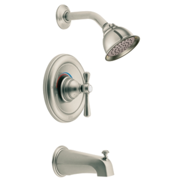 Moen T3113AN Kingsley Antique Nickel Tub & Shower Trim Kit with Lever