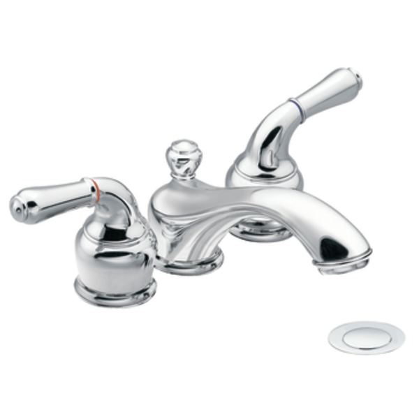 Moen Monticello T4560 Chrome 4" Mini Widespread Faucet Trim with Lever