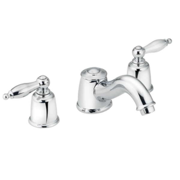 Moen T4933 Castleby Chrome Roman Tub Faucet Trim Kit with Lever Handles