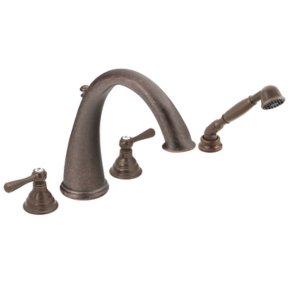 Moen T922ORB Kingsley Oil Rubbed Bronze Roman Tub Faucet Trim Kit with