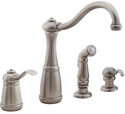 price pfister marielle 26 4nee rustic pewter single handle kitchen