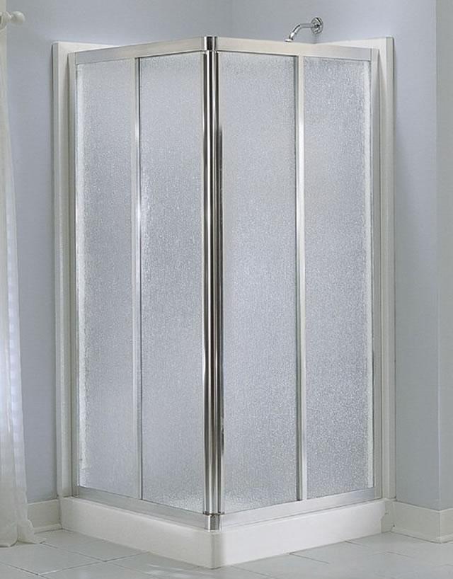 Sterling Sp1906a 38s Intrigue Silver With Rain Glass Texture Corner Entry Shower Door Affordablefaucets Sterling Sp1906a 38s Intrigue Silver With Rain Glass Texture Corner Entry Shower Door Affordablefaucets