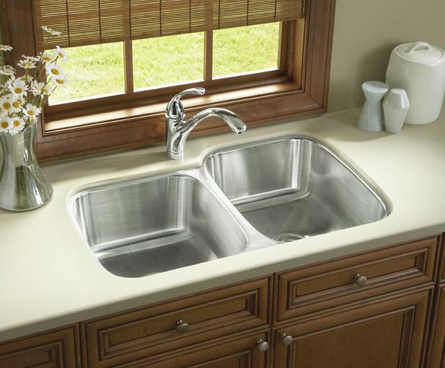 Sterling 11409-L McAllister Stainless Steel Undercounter Double-Basin ...