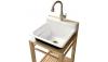 Wood Stand Utility Sinks