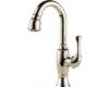 Brizo 63903LF-PN Talo Brilliance Polished Nickel Single Handle Pull-Down Bar/Prep Faucet