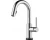 Brizo 64920LF-PC Solna Chrome Single Handle Single Hole Pull-Down Bar/Prep with Smarttouch Technology