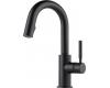 Brizo 63920LF-BL Solna Matte Black Single Handle Pull-Down Bar/Prep Faucet
