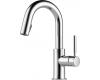 Brizo 63920LF-PC Solna Chrome Single Handle Pull-Down Bar/Prep Faucet