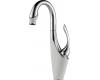 Brizo 63955LF-PCMW Vuelo Polished Chrome and Matte White Single Handle Bar/Prep Faucet